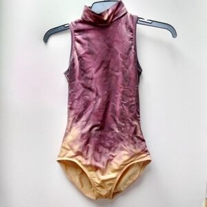 Beautiful unbranded watercolor leotard small adult